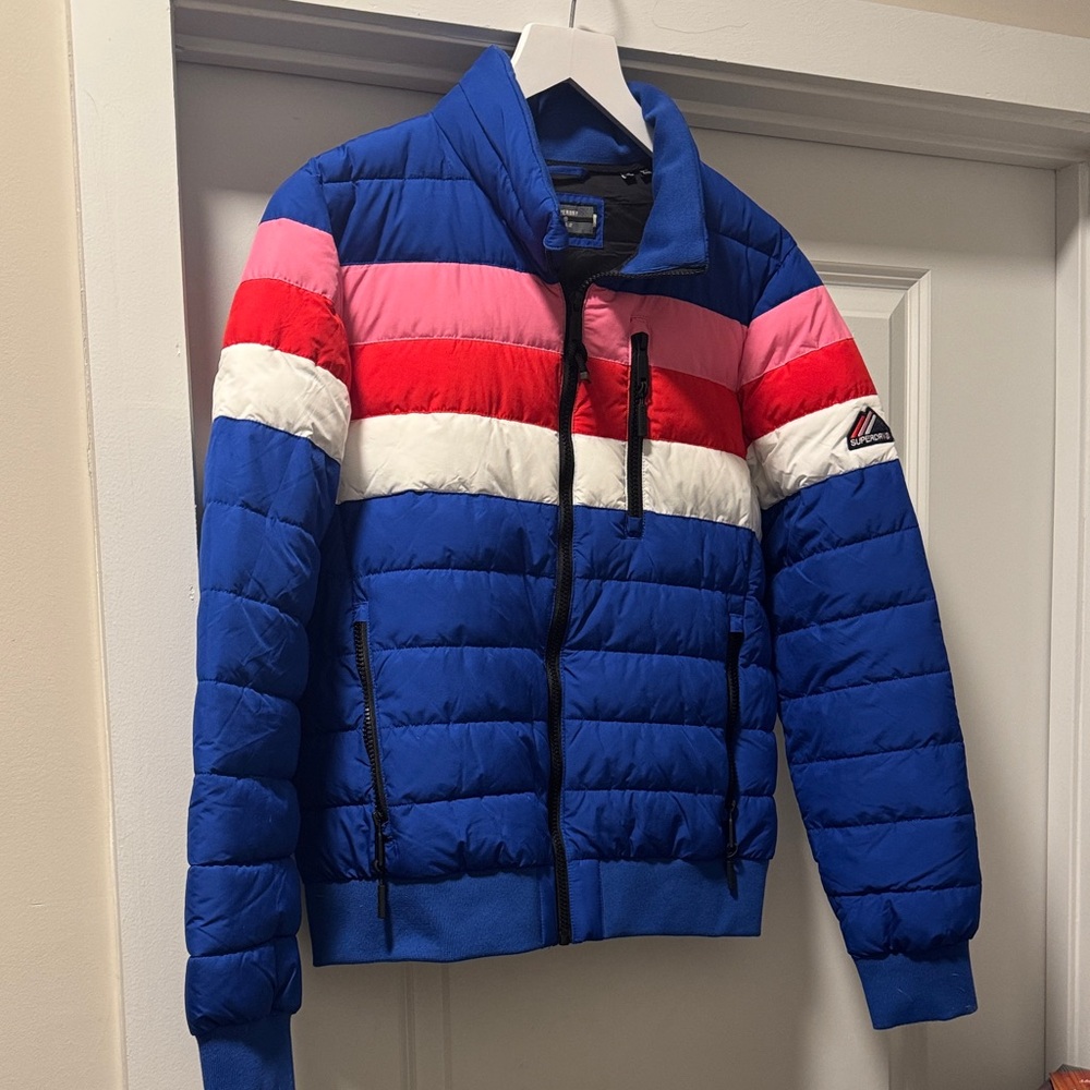 Superdry Multicolor Puffer Jacket med/lrg